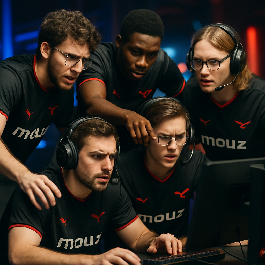 An image capturing the essence of teamwork and strategy in esports with the new